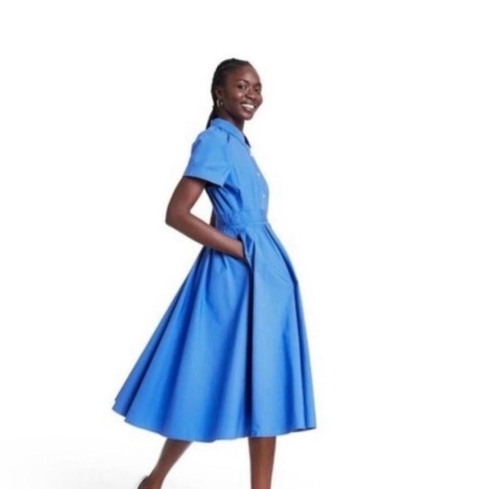 Alexis for Target Shirt Dress Cup of Joe Blue Size XXS